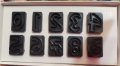 Сет цифри числа резци печати за декорация сладки тесто фондан и др., снимка 1 - Форми - 40235032