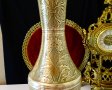 Бронзова ваза 36 см.,клетъчен емайл. , снимка 4