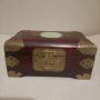 Топ Уникат-Много красива ретро старинна колекционерска кутия -ковчеже за бижута от абанос., снимка 1 - Антикварни и старинни предмети - 43676642