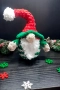 Ръчно изплетен плюшен коледен гном 🎅, снимка 5