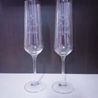 Гравирани чаши., снимка 1 - Декорация за дома - 43987912