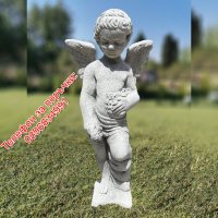 Бетонен ангел за градината. Градинска статуя. Цвят по избор. Декор за дом, градина, двор, снимка 4 - Статуетки - 31406804