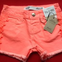 нови къси панталони за момиче 1,5-2год., снимка 2 - Панталони и долнища за бебе - 27658923