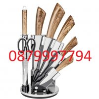 Комплект кухненски ножове 8 части, снимка 2 - Прибори за хранене, готвене и сервиране - 34663419