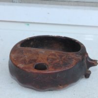 Овчарска дървена чаша, снимка 1 - Антикварни и старинни предмети - 37575413