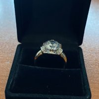 Златен дамски пръстен, снимка 2 - Пръстени - 39790475