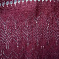 Дамско наметало лилав плетен шал, снимка 3 - Шалове - 33548024