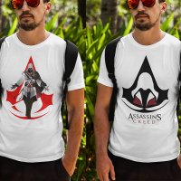 Геимърски тениски Assassin's Creed Мъжки Дамски и детски, снимка 2 - Тениски - 31503923