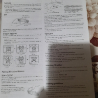 Инструкция за активни очила Самсунг, снимка 1 - Друга електроника - 44884607