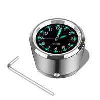 Моточасовник термометър часовник за мотор колело кормило алуминиев светещ универсален, снимка 11 - Аксесоари и консумативи - 41836773