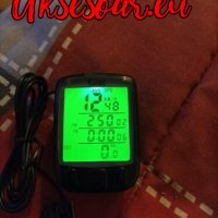 Километраж за колело велосипеден компютър Водоустойчив одометър с LCD дисплей Скоростомер за колоезд, снимка 5 - Аксесоари за велосипеди - 37085382