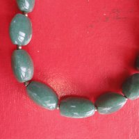 Колие гердан от естествени зелени камъни 2, снимка 6 - Колиета, медальони, синджири - 40391381
