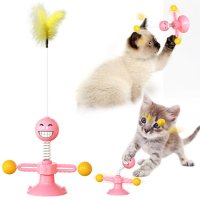 Забавна и възпитателна въртяща се играчка за котки, снимка 6 - За котки - 43049594