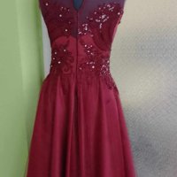 Абитуриентска червена рокля, снимка 5 - Рокли - 43954320