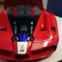 Метална количка Ferrari FXX -Hot wheels 1:18, снимка 7 - Колекции - 26186245