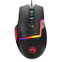 Мишка Геймърска Оптична USB Marvo Pro G958 Черна, 10000DPI 9Btns Gaming mouse, снимка 1 - Клавиатури и мишки - 33675554