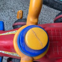 АНТИКА.Детско колекционерско пластмасово колело с педали от соца, снимка 5 - Други стоки за дома - 40580561