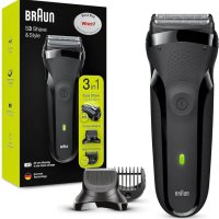 Електрическа самобръсначка Braun Series 3 Style & Shave, за мъже с прецизен тример за брада и 5 греб, снимка 3 - Електрически самобръсначки - 43822613