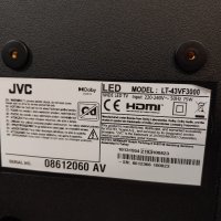 LED TV JVC LT-43VF3000 със счупена матрица, снимка 4 - Телевизори - 35127050