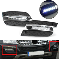 Пълен комплект дневни светлини DRL LED Mercedes W164 ML 2009-2012., снимка 1 - Части - 44845161