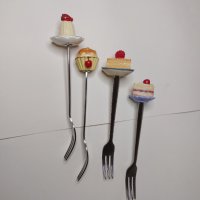 Десертни вилички от неръждаема стомана Германия., снимка 4 - Прибори за хранене, готвене и сервиране - 40685490