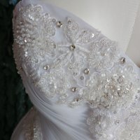 сватбена булчинска рокля русалка, снимка 2 - Сватбени рокли - 43289886