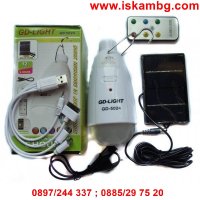 Лампа със соларен панел и USB зарядно, снимка 4 - Други стоки за дома - 28527429