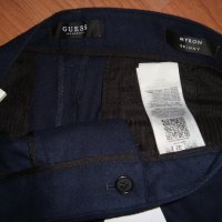 GUESS MYRON – Слим панталон тъмно син цвят, снимка 5 - Панталони - 27742791