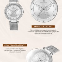 Дамски часовник NAVIFORCE Silver 5018 SW., снимка 13 - Дамски - 34728520