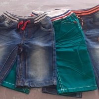 Детски къси дънкови панталонки за момче , снимка 1 - Детски къси панталони - 37482039