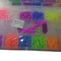 Пълен комплект ластички за плетене Loom Bands с всички аксесоари, снимка 4 - Образователни игри - 43216292