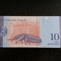 Банкнота - Венецуела - 10 боливара UNC | 2018г., снимка 2 - Нумизматика и бонистика - 27050433