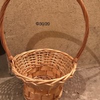 Плетени ратанови кошници - единични бройки, снимка 6 - Други - 40884499