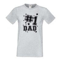 Мъжка тениска Dad I Have Two Titles Баща, Дядо,Празник,Татко,Изненада,Повод,Рожден ден, Имен Ден,, снимка 5 - Тениски - 36503657