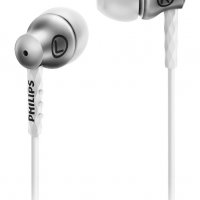 Слушалки Philips SHE8100SL Deep Bass Response сребристи тапи за ушите In-earphone, снимка 1 - Слушалки, hands-free - 28219867