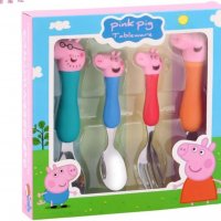 Кутия Комплект прибори с Прасето Пепа Peppa pig, снимка 1 - Други - 26397723