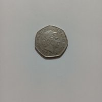 Монета от 50 пенса - 2000 г., снимка 2 - Нумизматика и бонистика - 43988849