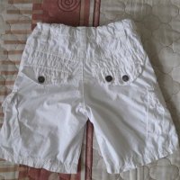 Памучно бяло панталонче за ръст 98-104 см., снимка 2 - Детски къси панталони - 37687125