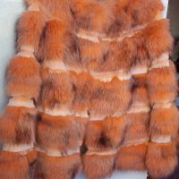 Палто с естествен косъм от норка и сребърна лисица, снимка 2 - Палта, манта - 44032002