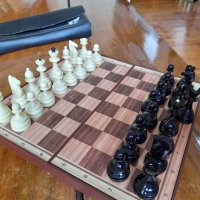 Стар магнитен шах #4, снимка 5 - Антикварни и старинни предмети - 40332087