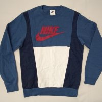 Nike Sportswear Fleece Sweatshirt оригинално горнище XS Найк памук, снимка 1 - Спортни дрехи, екипи - 43227996