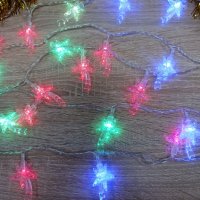 LED Коледни лампички комета, цветни, снимка 1 - Декорация за дома - 43296521