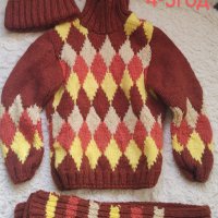 Детски плетени дрехи, снимка 12 - Детски комплекти - 43171081