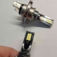  2Pcs LED Headlight  bulbs H4 6000K ,2 броя лед крушки , снимка 6 - Аксесоари и консумативи - 43929270