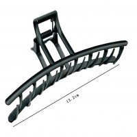 Черна метална щипка - модел 6, снимка 4 - Аксесоари за коса - 39670115