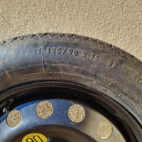 Резервна гума - патерица 5Х120 размер 125 90 16, снимка 2 - Гуми и джанти - 42975894