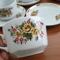 Руски порцелан чаши за чай , снимка 3 - Други ценни предмети - 36844516