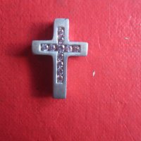 Страхотен сребърен кръст медальон  с камъни 925, снимка 6 - Колиета, медальони, синджири - 35101647