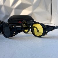 Carrera Мъжки слънчеви очила с кожа кръгли , снимка 8 - Слънчеви и диоптрични очила - 40530796