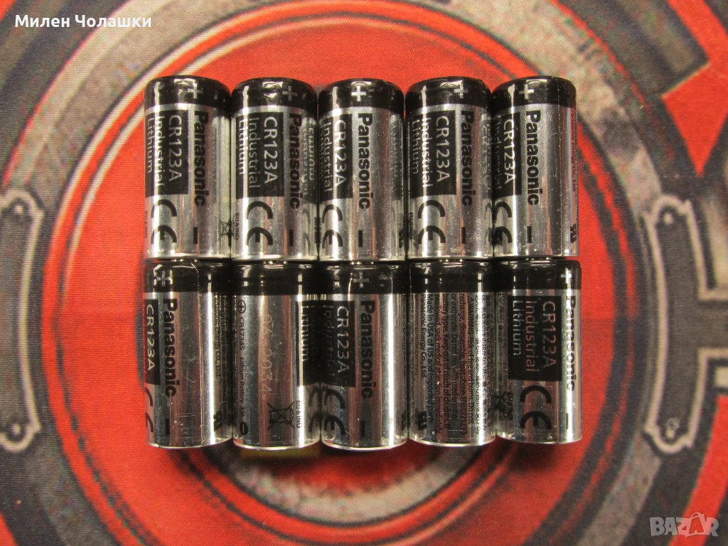Батерии CR123A модел CR17345 Panasonic, снимка 1